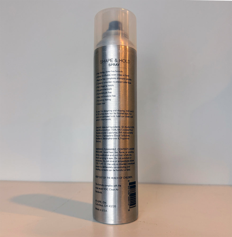 Shape and Hold Hairspray